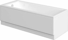 Cracked corners  White Acrylic Front Bath Panel 1700mm X 520mm PO341