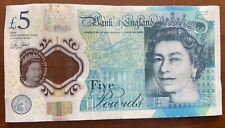RARE BRITISH £5 BANK NOTE AK47