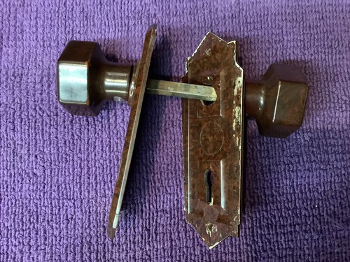 Bakelite door knobs.