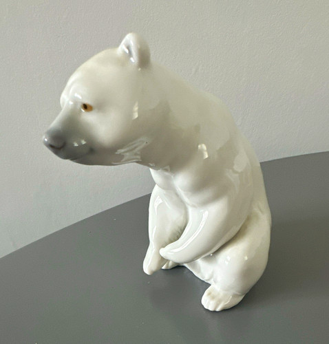 Lladro porcelain polar bear - lladro,