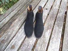 Church's Houston Black Suede Chelsea Boots size UK 8 G