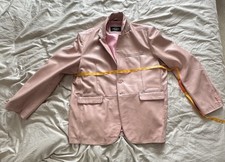 Men's Blazer Classic Fit Italian Soft Lambskin Leather Milano Coat Jacket