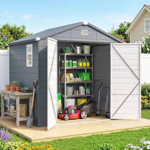 6ft plastic garden shed - 6ft,