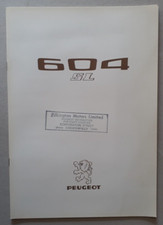 Peugeot 604 V6 SL Saloon
