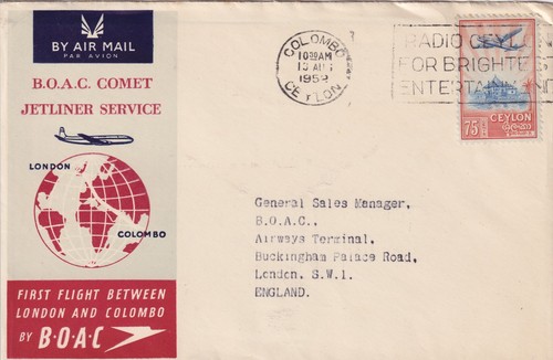 Boac ffc 1952 first - ffc:,