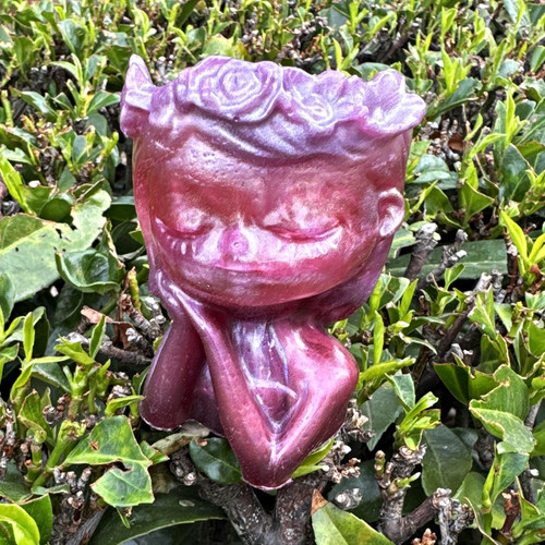Small decorative ceramic head - small,