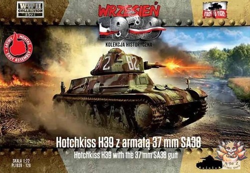Hotchkiss 39 light tank - 1/72, h-39
