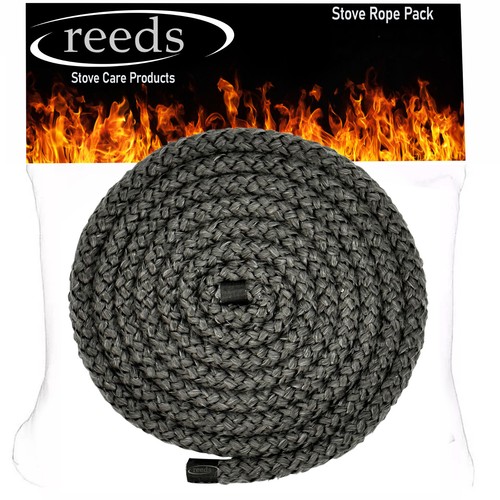 6mm black stove rope - rope, (medium