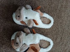 New Cow Head Slippers Size 3-4 Very Cosy And Warm Make A Great Early Xmas Buy.