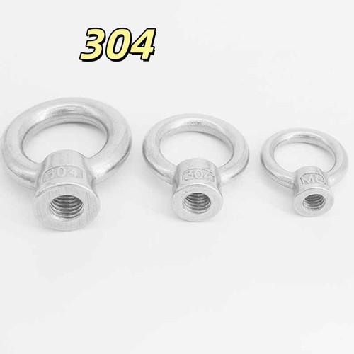 Stainless steel eyelet nut - stainless,