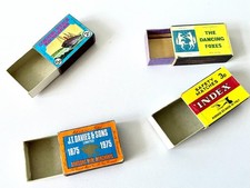 4 X Vintage 1970s Match Boxes