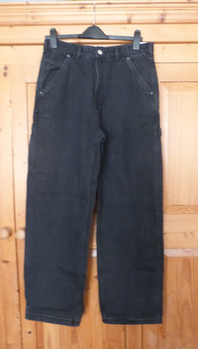 Mens black denim zara - black,