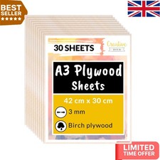 30  A3 Birch Plywood Sheets |