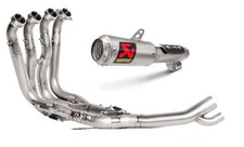 BMW S1000R Sport 2017 Akrapovic Stainless Exhaust Titanium MotoGP Stubby System
