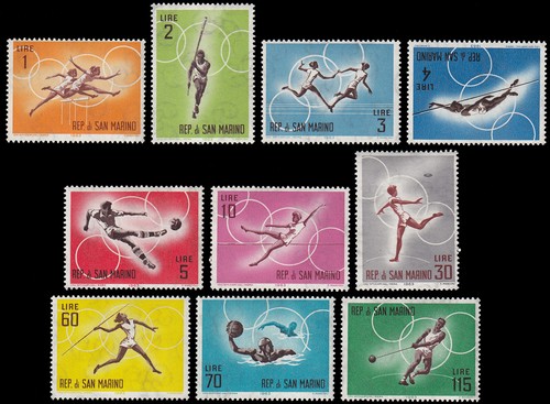 San marino 605 1963 - 605/14, prelude