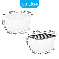 Storage Boxes With Lids Clear