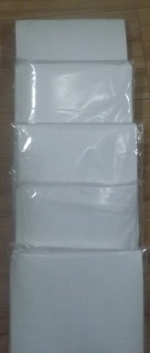 White fitted sheets of 2 - sheets, pk