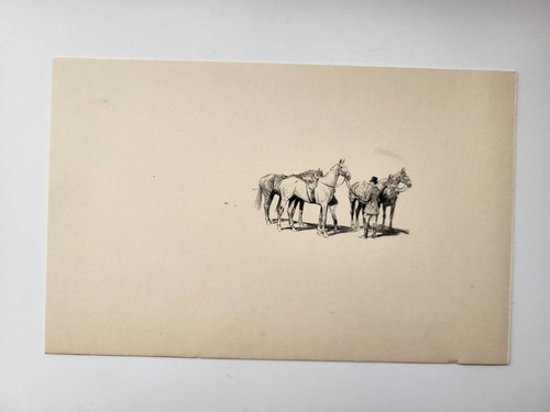 Antique leicestershire drawing - antique,
