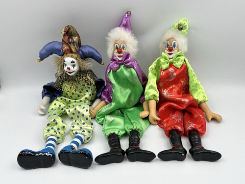 Vintage ceramic head clown - vintage,