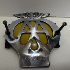 Badge c1960s with mounting - badge,