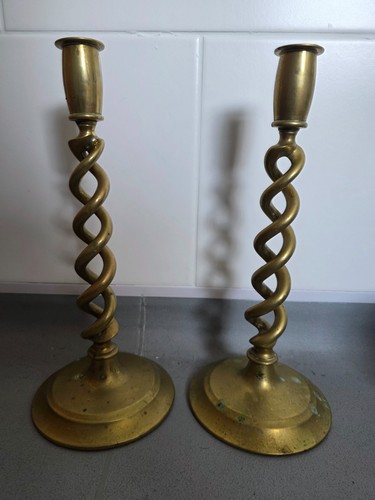 Vintage candlestick solid - vintage,