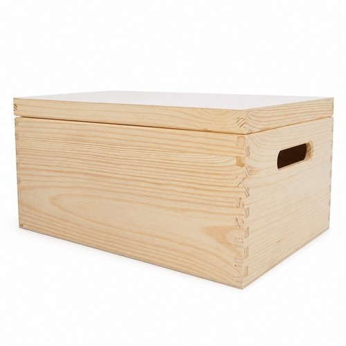 Pine wooden storage - wooden, box