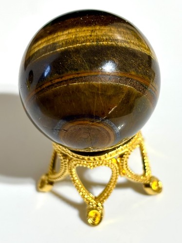 Blue tinted golden tigers eye - blue,