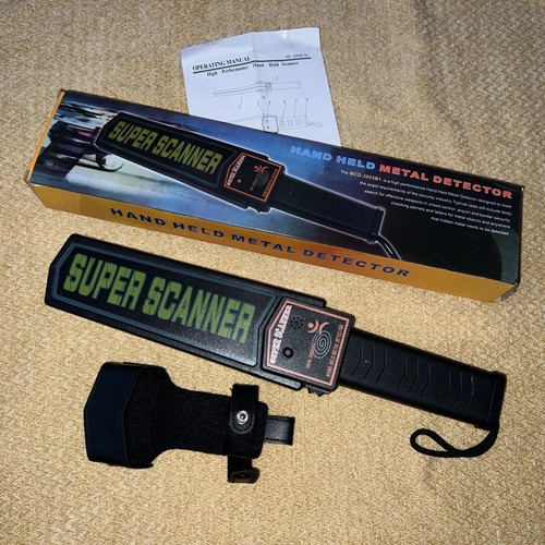 Handheld metal detector wand - metal,