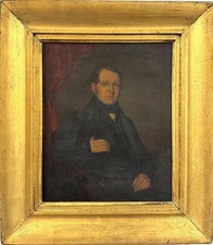 English School : Portrait Of A Gentleman, Oil On Canvas , Unsigned