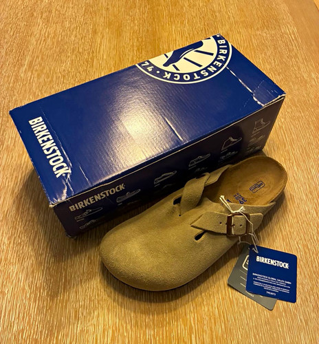 Birkenstock boston taupe - boston, bs