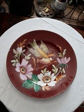 Antique Hand Painted Plate From 1867c - Gustave Vasa House - Creil