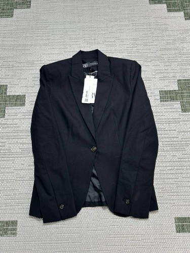 Zara jacket womens black - jacket, xs