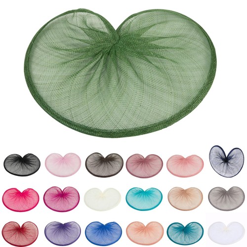 Sinamay gathered fascinator - sinamay,
