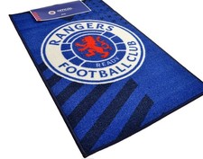 Rangers Football Club Official Printed Crest Rug - NEW