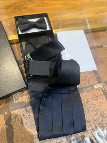 Men cumberband bow tie - men's, set