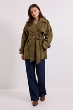 Dorothy Perkins Khaki Coat