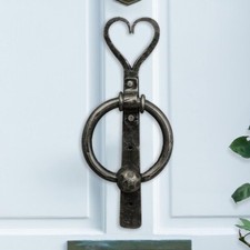 Heart Cast Iron Doorbell Front