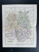 1894 Vintage antique County