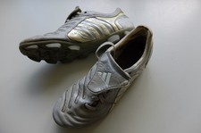 Adidas Predator Pulse football boots FG grey white 2005 Beckham dragon UK 9.5