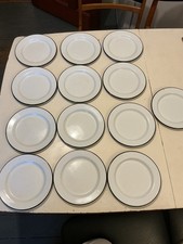 Set of 13 Falcon Enamel Plates