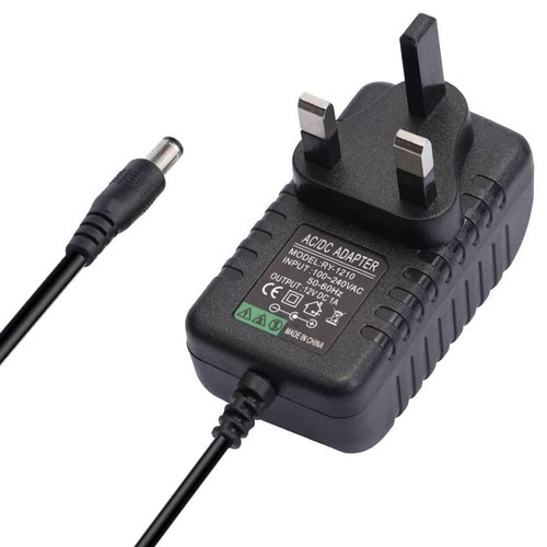 12v power adapter ac - 1a,