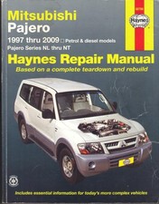 MITSUBISHI PAJERO,SHOGUN,GLX,GLS,ANIMAL,WARRIOR,DI-D HAYNES MANUAL 1997-2009