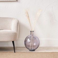 Large glass vase round - large,