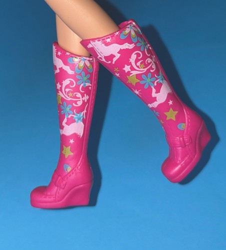 Barbie doll boots - barbie, riding