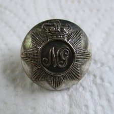 Victorian UK Army:"NORTH GLOUCESTERSHIRE MILITIA BUTTON" (20mm, 1850's, NG)