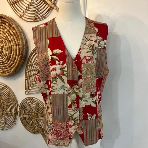 Vintage patchwork floral - vintage,