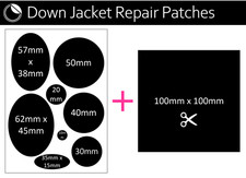 Black x9 self adhesive repair
