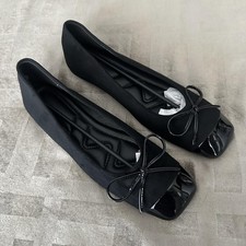 Black ballet flat - black, womens
