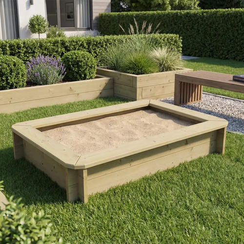 Wooden sandpit x 1m - 1.5m,