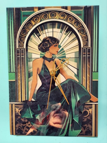 New art deco metal wall - new,